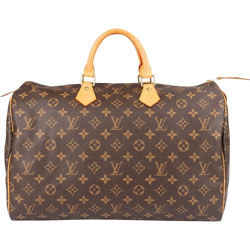 Louis Vuitton Tote Louis Vuitton Canvas Monogram Speedy 40 Handbag braun