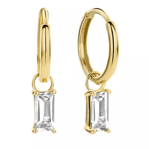 Isabel Bernard Baguette Cher 14 Karat Hoop Earrings Gold Créole
