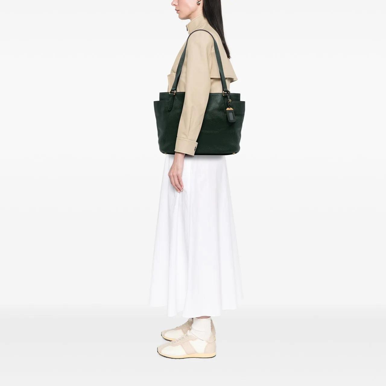 Thumbnail - Prada Shopper - Vitello Daino Double Pocket Tote - Gr. unisize - in Grün - für Damen