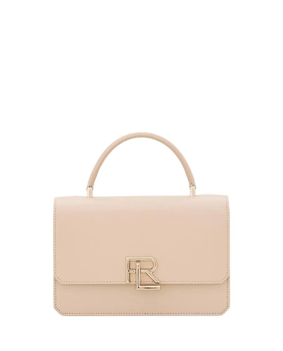 Ralph Lauren Shopper - Small Top Handle Crossbody Leather Bag - Gr. unisize - in Gold - für Damen