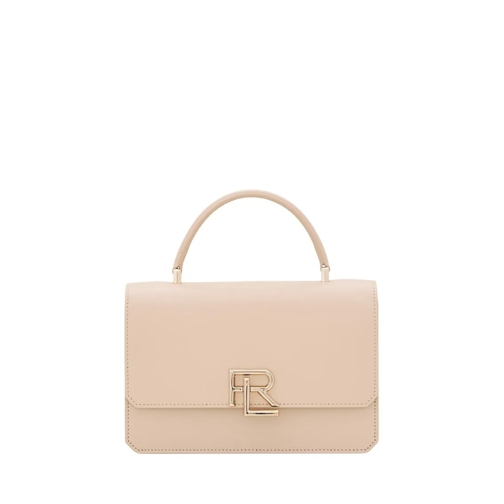 Ralph Lauren Sac à bandoulière Small Top Handle Crossbody Leather Bag Neutrals