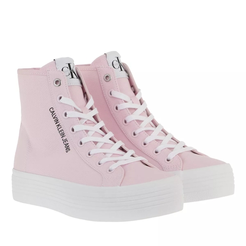 Calvin Klein Vulcanized High Lace Up Sneakers Pearly Pink plateausneaker