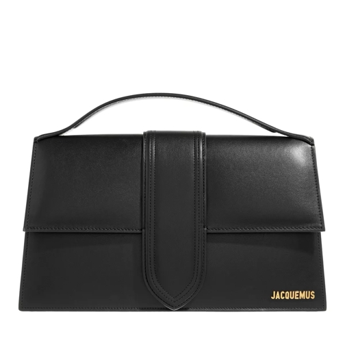 Jacquemus Le Bambinou Flap Bag Leather Black Satchel