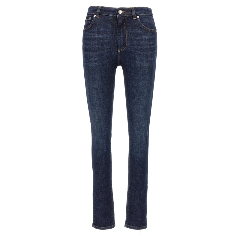 Dolce&Gabbana Jeans Delavé Cotton Denim Jeans Blue