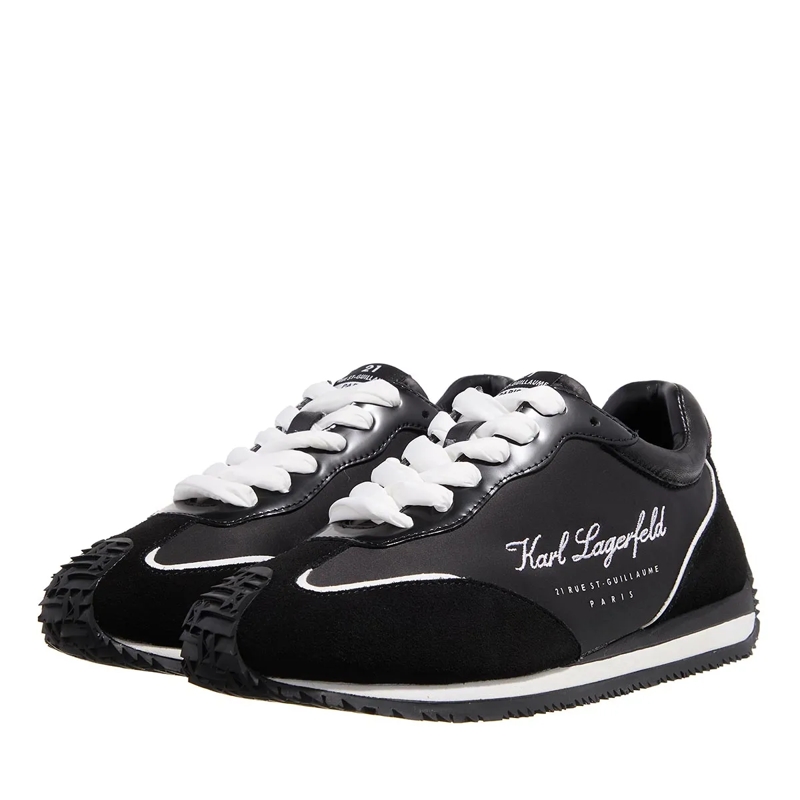 Karl Lagerfeld Low-Top-Sneaker Velocette Hotel Karl Lo Lace Black Lthr & Textile