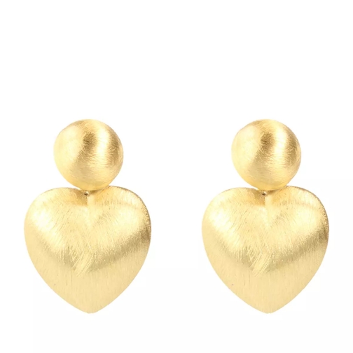 LOTT.gioielli CL Earring Heart  Gold Orecchino a goccia