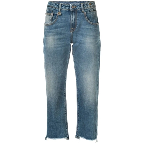 R13 Blue Straight-Leg Denim Pants Blue Jeans