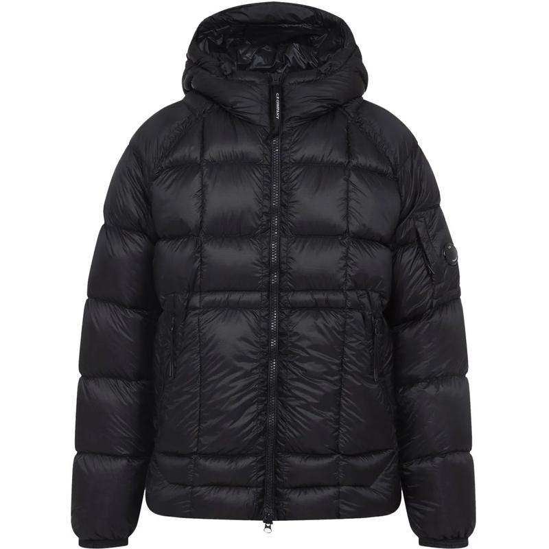 CP Company Daunenjacke Quilted Insulated Down Jacket With Hood Schwarz(Image 10)