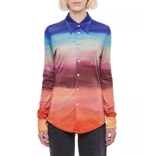 Marni Viscose Stretch Shirt Multicolor 