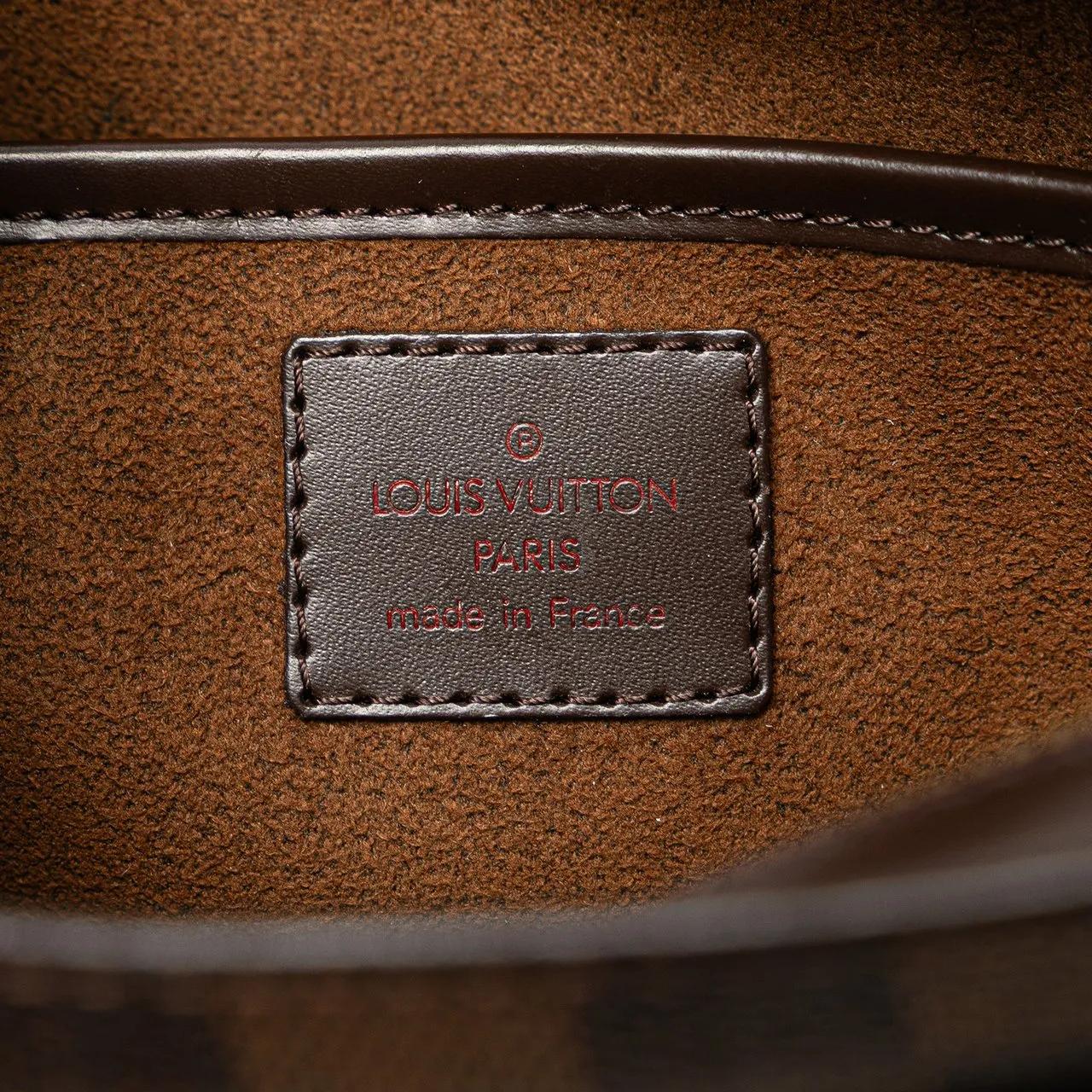 Thumbnail - Louis Vuitton Clutches - Damier Ebene Saint Louis Pochette - Gr. unisize - in Braun - für Damen