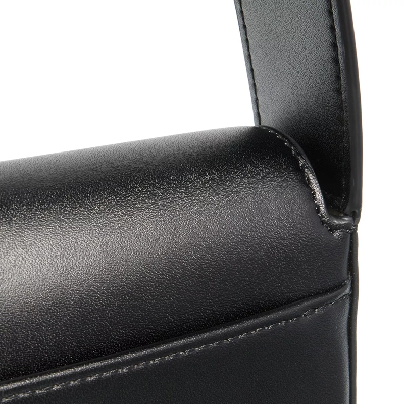 Karl Lagerfeld Schultertasche Icon K Md Flap Shb Leather Black(Image 4)