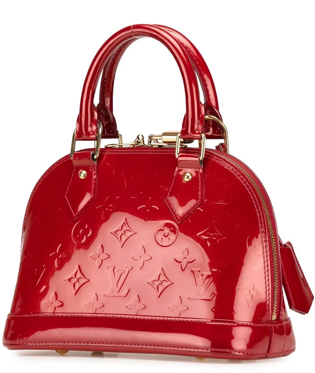 Thumbnail - Louis Vuitton Hobo Bags - 2000-2024 Monogram Vernis Alma BB - Gr. unisize - in Rot - für Damen