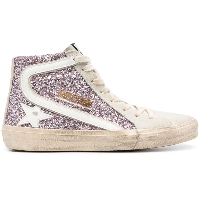 Golden Goose Low-Top-Sneaker Sneakers Lilacicesand lila