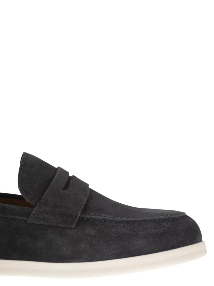 Thumbnail - Doucal's Loafer - Penny - Suede Moccasin - Gr. 44 (EU) - in Blau - für Damen