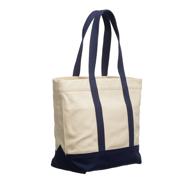 Polo Ralph Lauren Tote Tote Medium Ecru/Navy(Image 3)