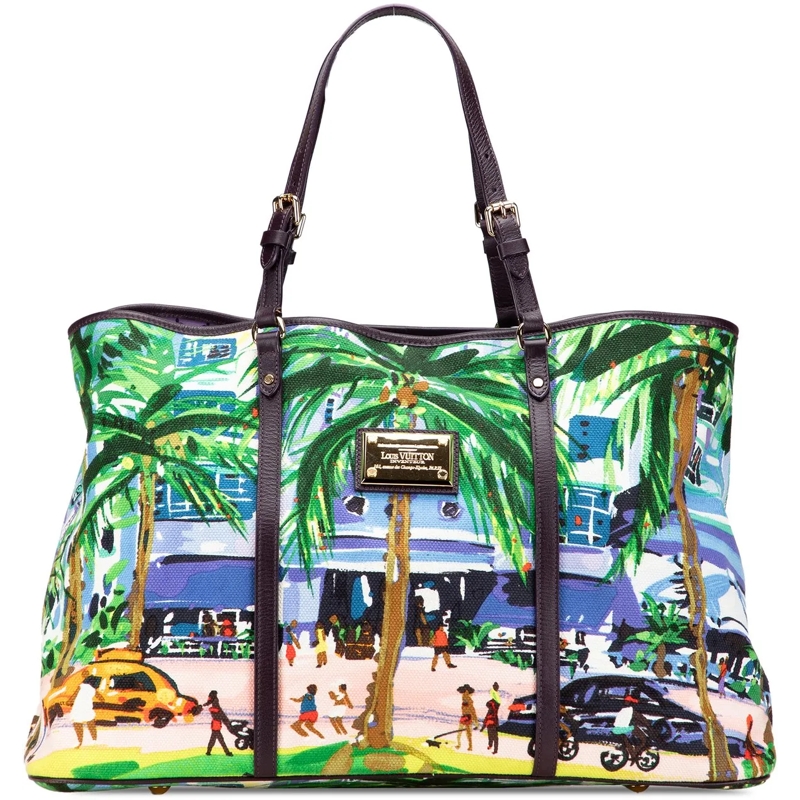 Louis Vuitton Shopper Ailleurs Cabas Promenade GM blau