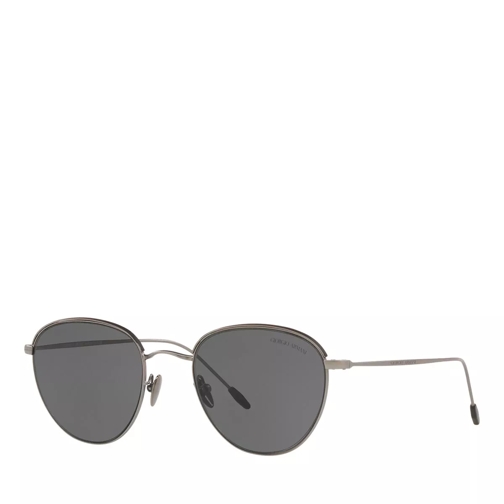 Giorgio Armani 0AR6048 Matte Gunmetal/Matte Black Sunglasses