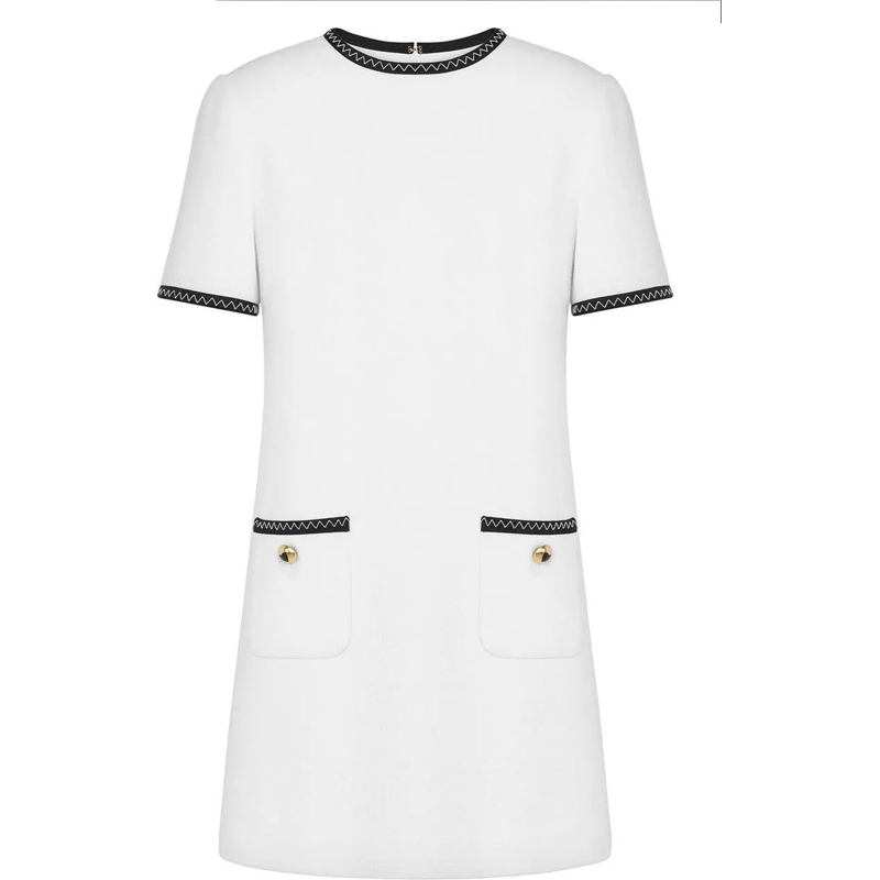 Moschino Midirock Dresses White weiß