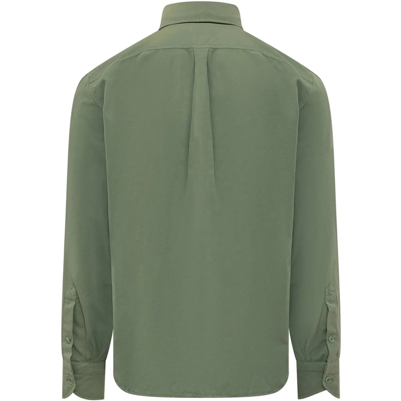 Tom Ford Legeres Oberteil Camicia Military con Tasche Applicate grün(Image 2)