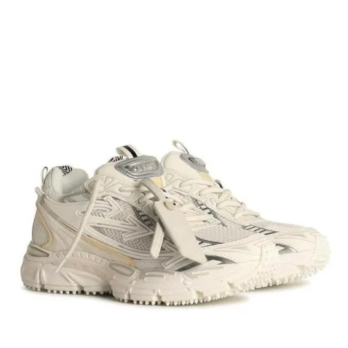 Off-White Be Right' White Polyester Blend Sneakers White lage-top sneaker