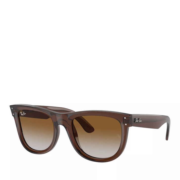 Ray Ban 0RBR0502S 50 6709CB Transparent Brown Sonnenbrille