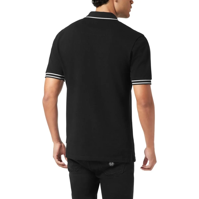 Philipp Plein Poloshirt Poloshirt Ss Signature schwarz(Image 3)