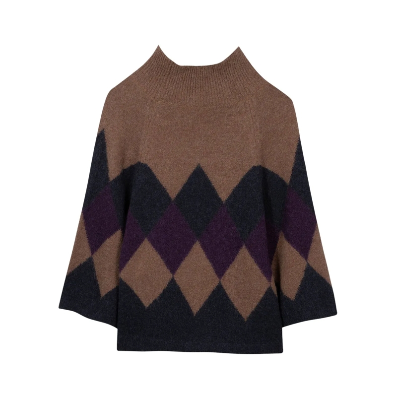 Luisa Cerano Pull Pullover aus Alpaka-Woll-Mix braun(Image 3)