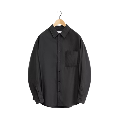 Lemaire Klassisches Hemd mit Brusttasche black black 