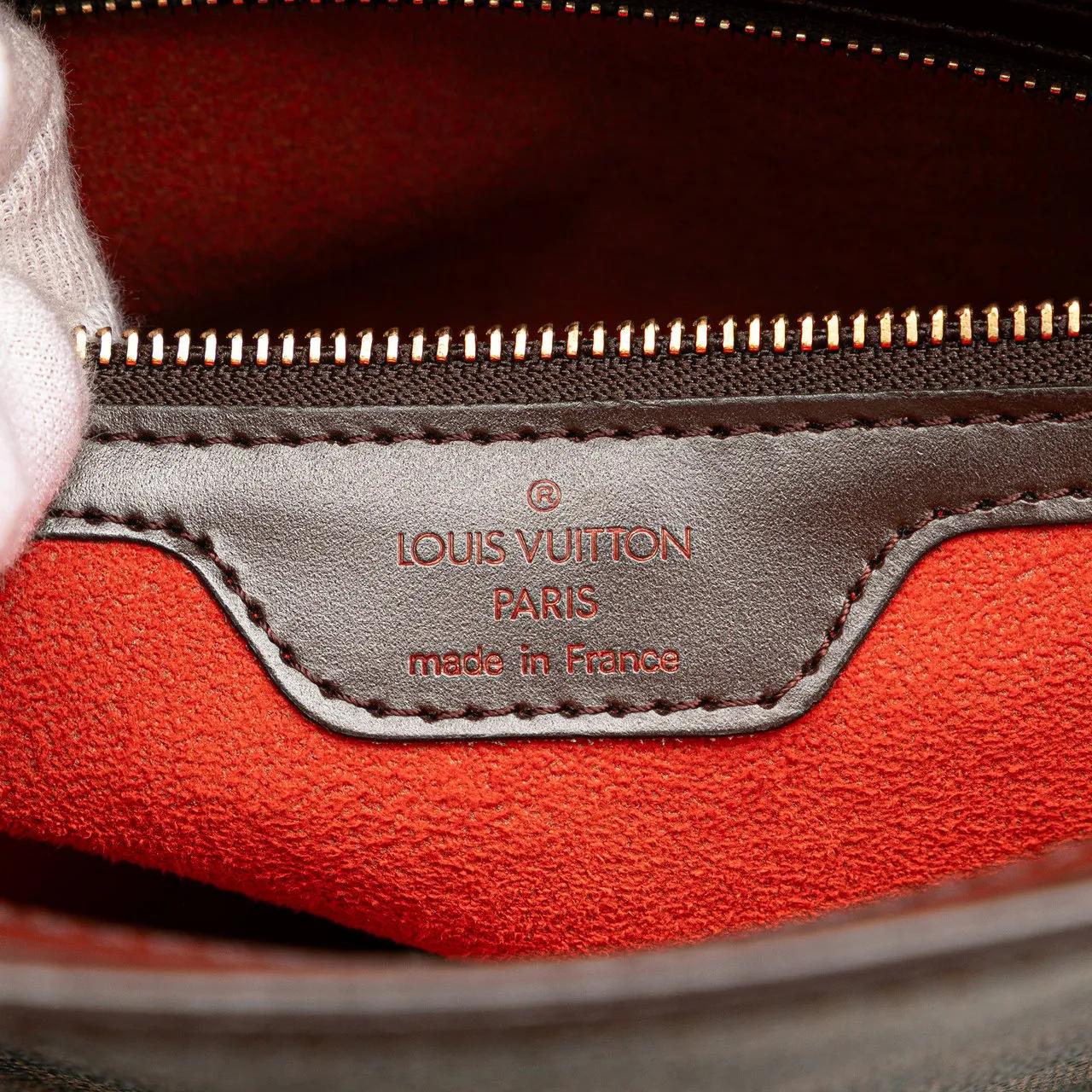 Thumbnail - Louis Vuitton Shopper - Damier Ebene Venice Sac Plat - Gr. unisize - in Braun - für Damen