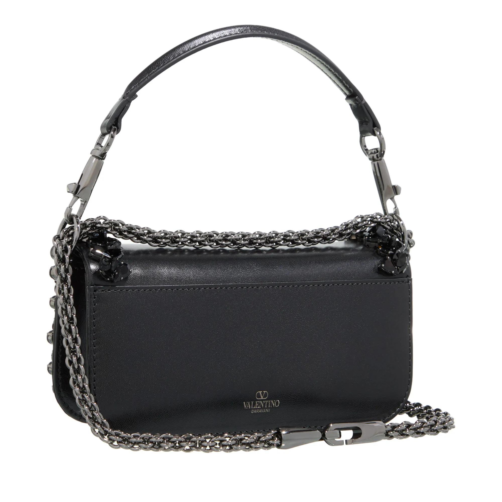 Valentino Garavani Shoppers & Totes Small Bag Rhinestones in zwart
