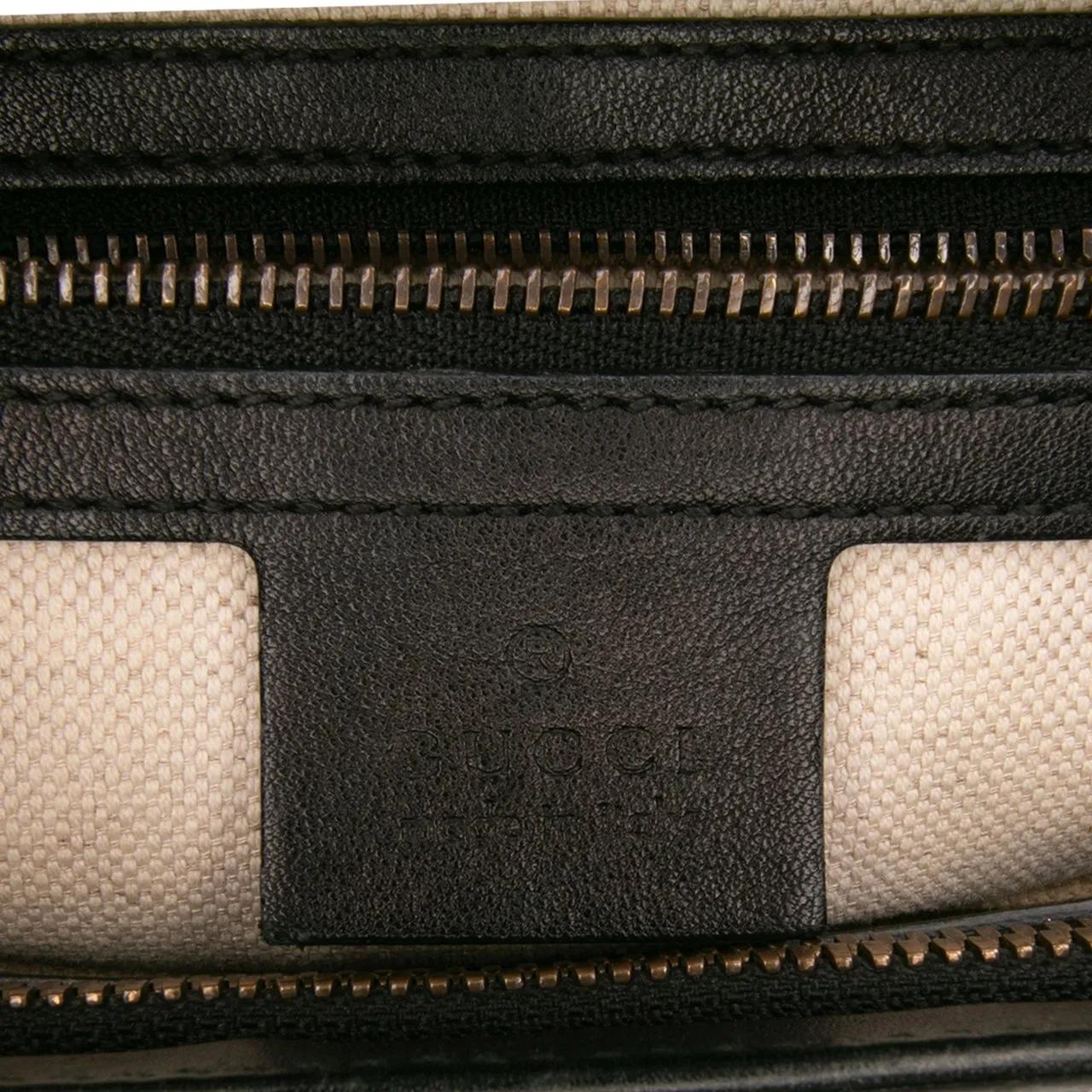 Thumbnail - Gucci Hobo Bags - Patent Bright Bit Satchel - Gr. unisize - in Schwarz - für Damen