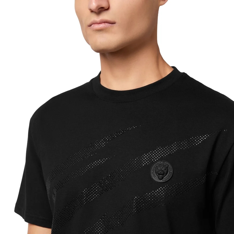 Plein Sport T-Shirt T-Shirt Scratch schwarz(Image 4)