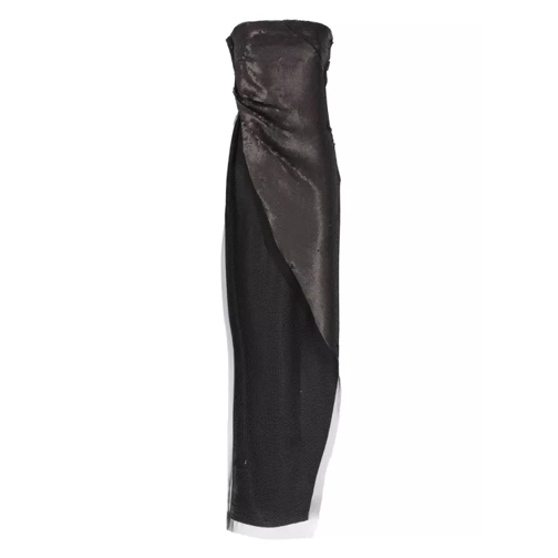 Rick Owens Long Top With Sequins Black 