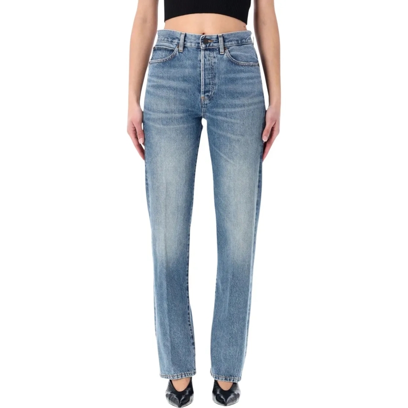 FRAME Jeans The Vertical Woman Jeans Blue