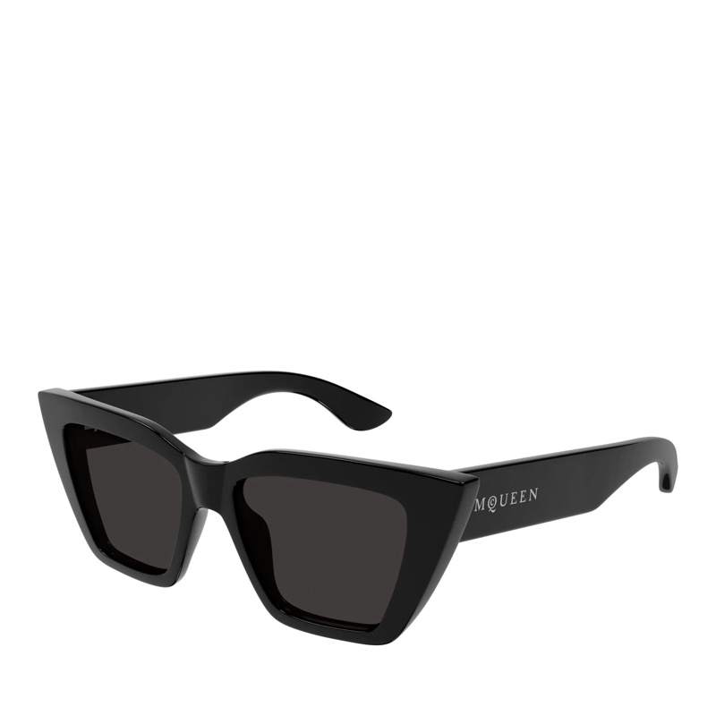 Alexander McQueen Sonnenbrille AM0507S-001 Black-Black-Grey(Image 2)