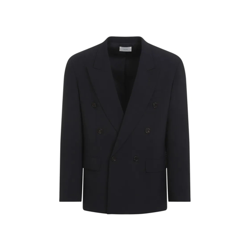 The Row Marri Blue Virgin Wool Jacket Blue Overgangsjas