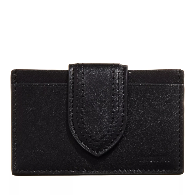 Jacquemus Kartenhalter Flap Coin Purse Black