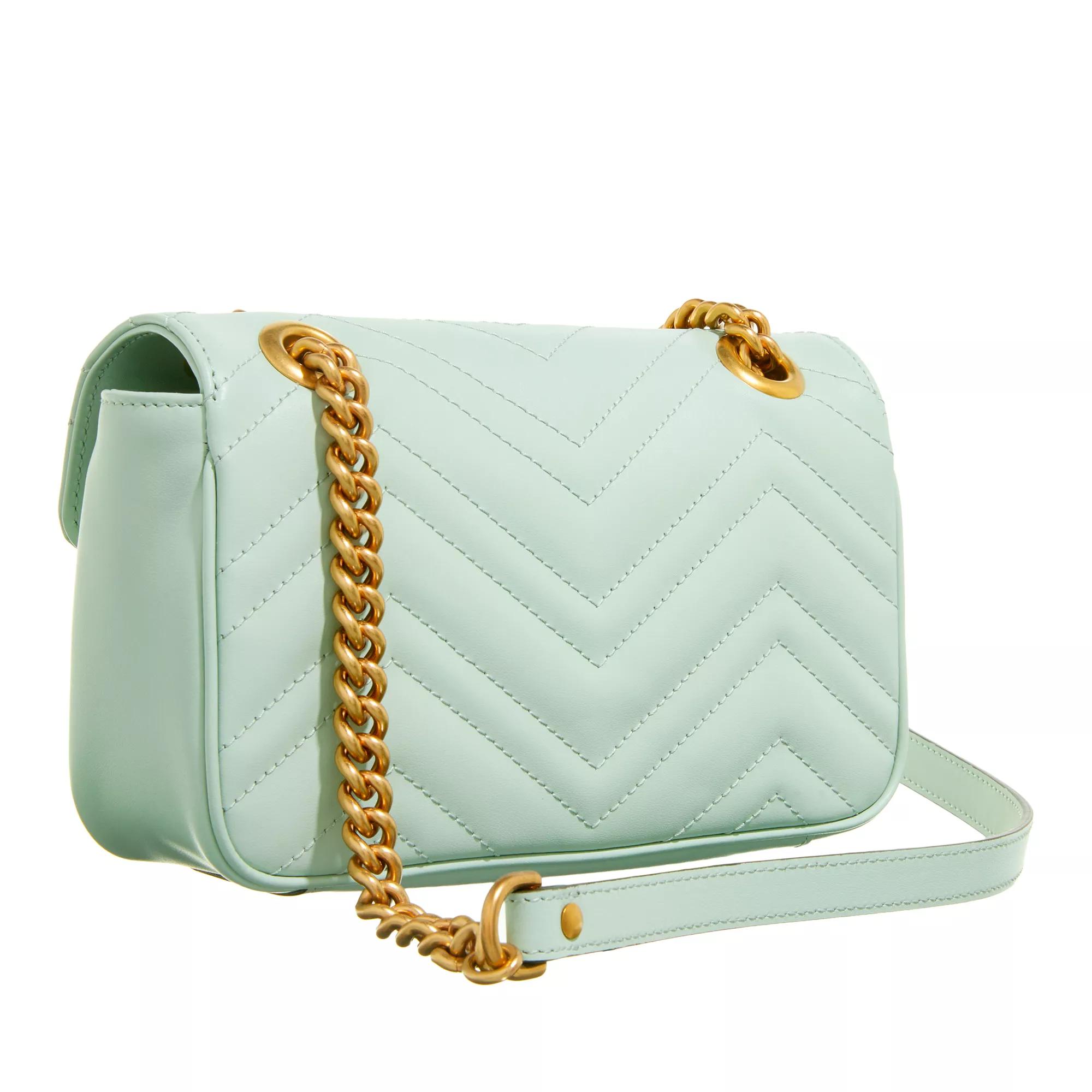 Gucci Crossbody bags GG Marmont Matelasse Mini Bag in groen