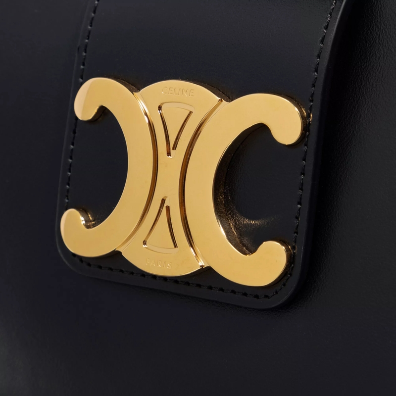 Celine Schultertasche Ava Triomphe Bag 38NO black(Image 4)