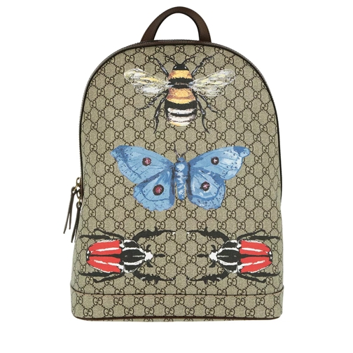 Gucci GG Supreme Backpack Butterfly Brown Backpack