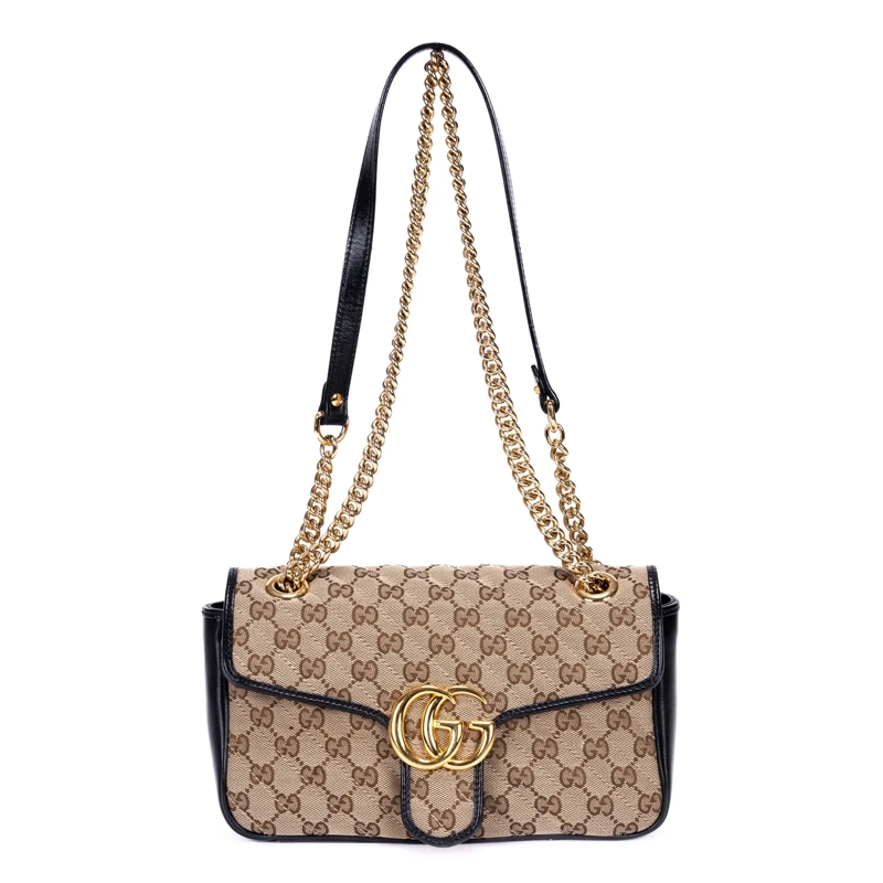 Gucci Crossbody Bag Marmont Matelasse schwarz