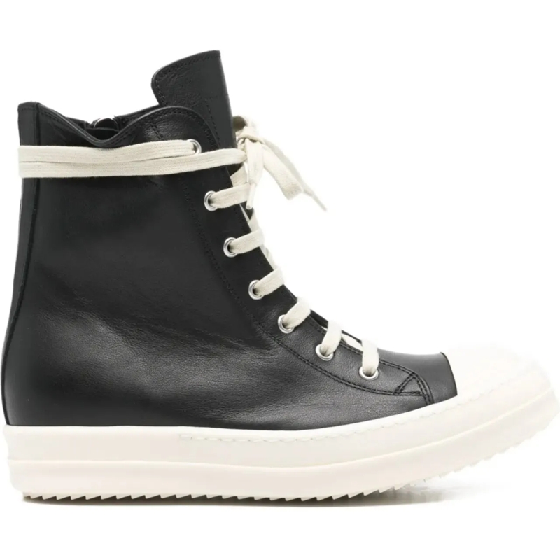 Rick Owens Low-Top-Sneaker Sneaks Black/milk/milk schwarz