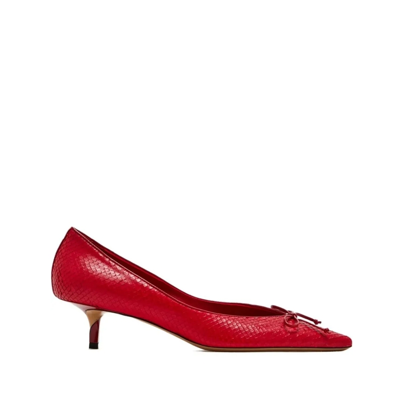 Jacquemus Pumps Red Mid-Heel Shoes Red