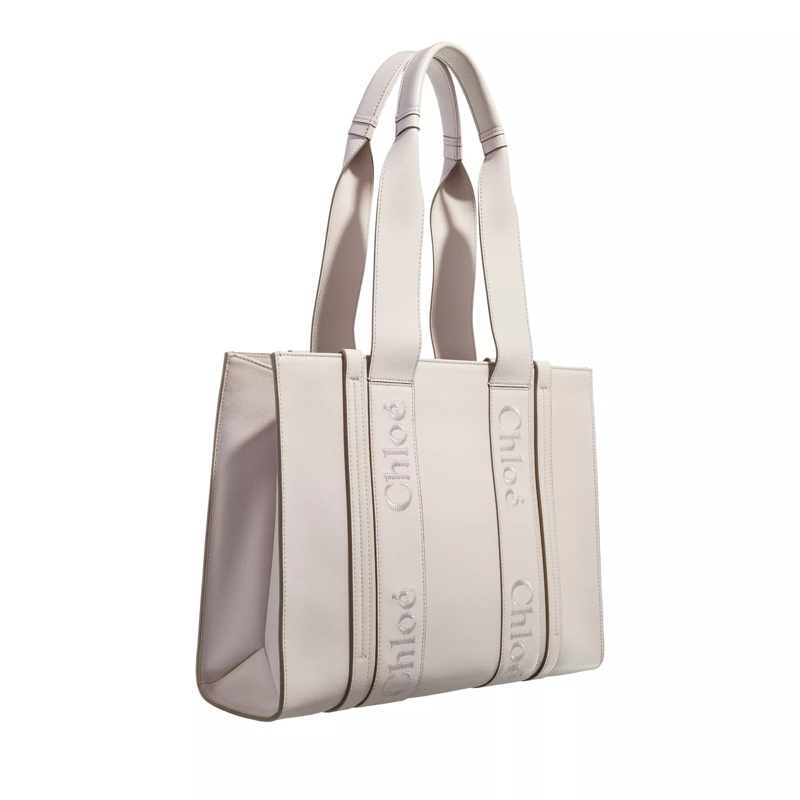 Chloé Tote Medium Woody Tote Bag Wild Grey(Image 3)