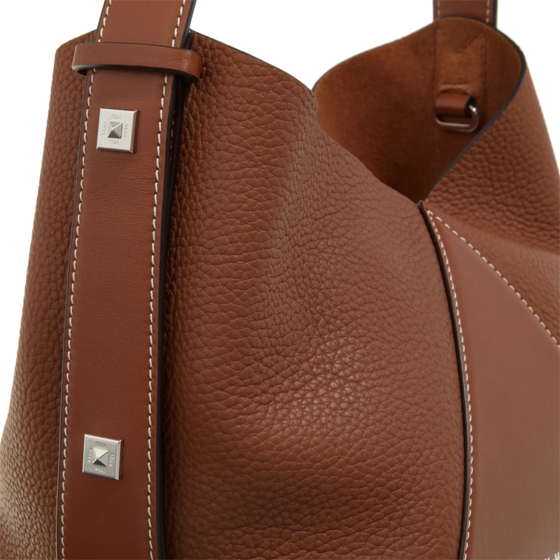 Max Mara Bucket Bag Mmbuckets Marrone(Image 4)