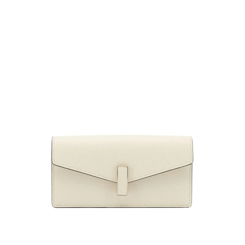 Valextra Clutch Clutch "Iside" With Chain Neutrals