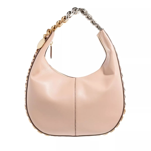Stella McCartney Small Frayme Zipit Shoulder Bag Rosa Hobo Bag
