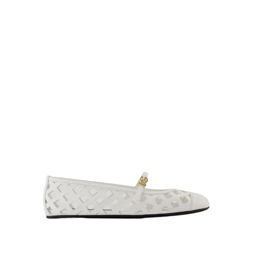 Dolce&Gabbana Ballerinas - Leather - White White Ballerina