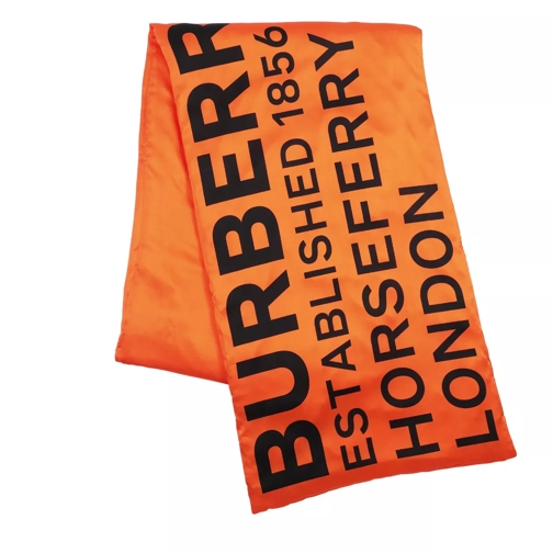 Burberry Printed Scarf Orange Sciarpa di lana