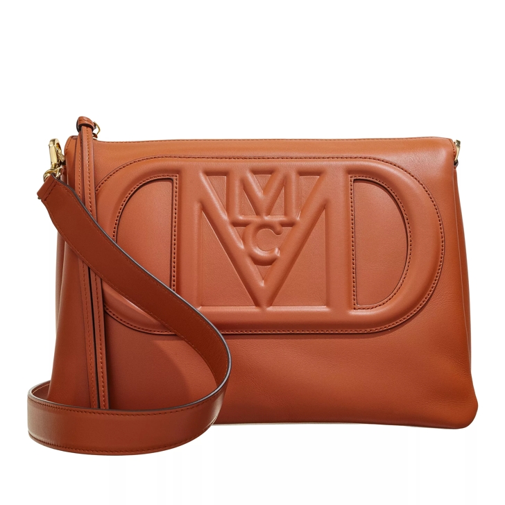 Brown mcm discount crossbody